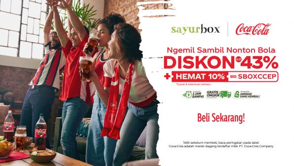 Nonton Piala Dunia Seru Bareng Celebration Box by Sayurbox & COCA-COLA!