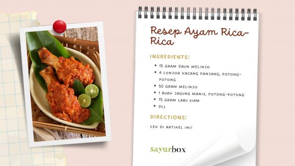 5 Kreasi Resep Ayam Rica-Rica, Kuliner Lezat Khas Manado yang Kaya Rempah