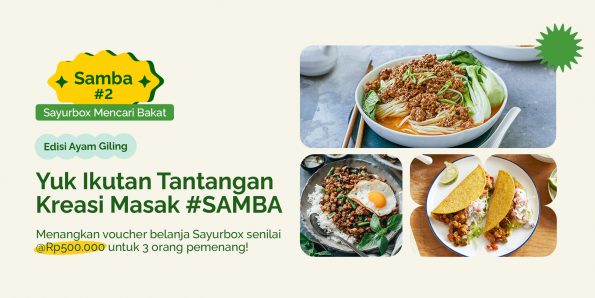 Yuk, Ikutan Tantangan Kreasi Masak #SAMBA!