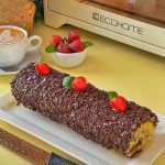 Choco Flake Roll Cake | BumbuDapur.id