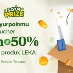 Tukarkan Sayurpoin mu dan dapatkan diskon produk Leka!