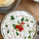 Indian Tomato Cucumber Raita