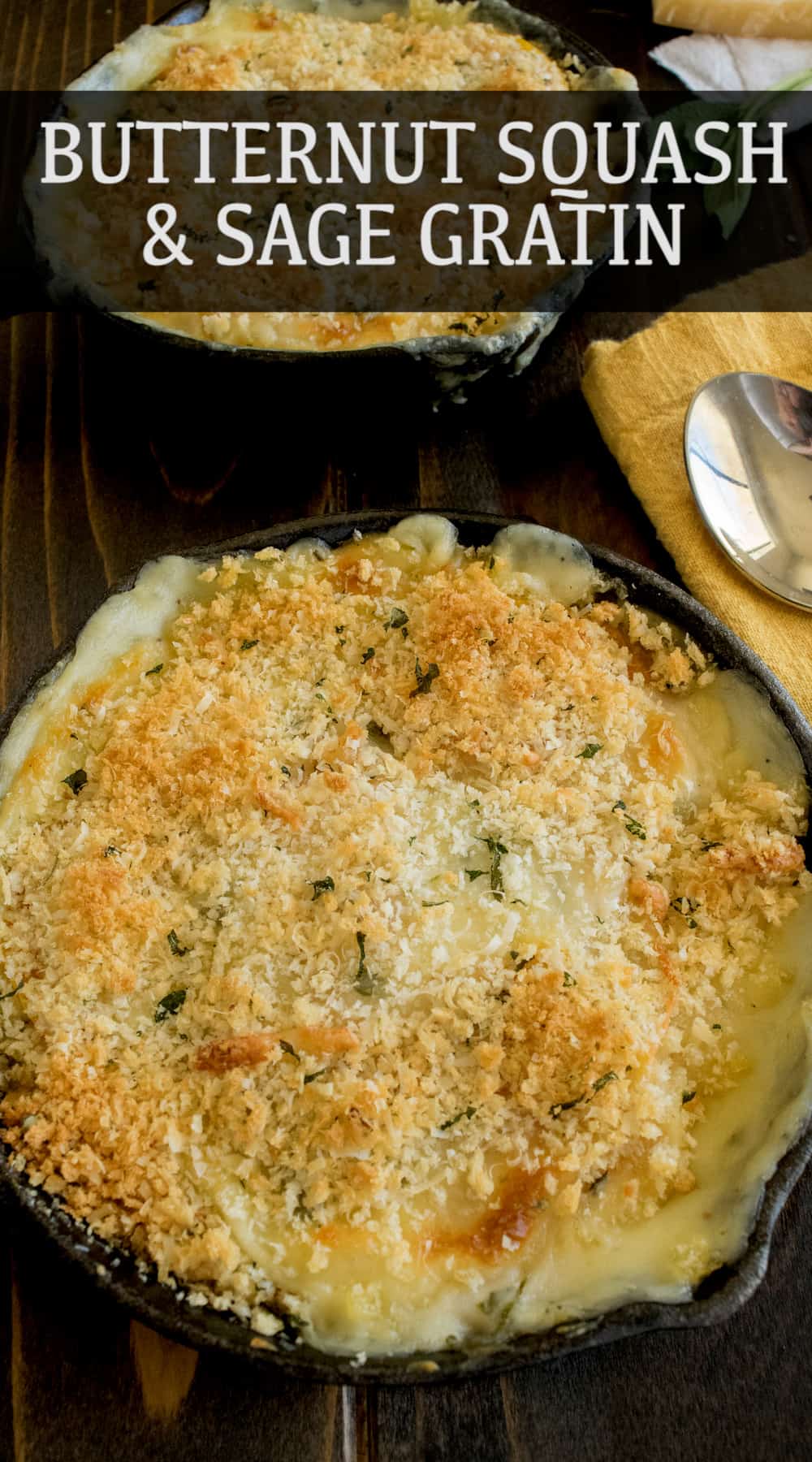 Butternut Squash and Sage Gratin