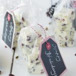 White Chocolate Pistachio Cranberry Fudge
