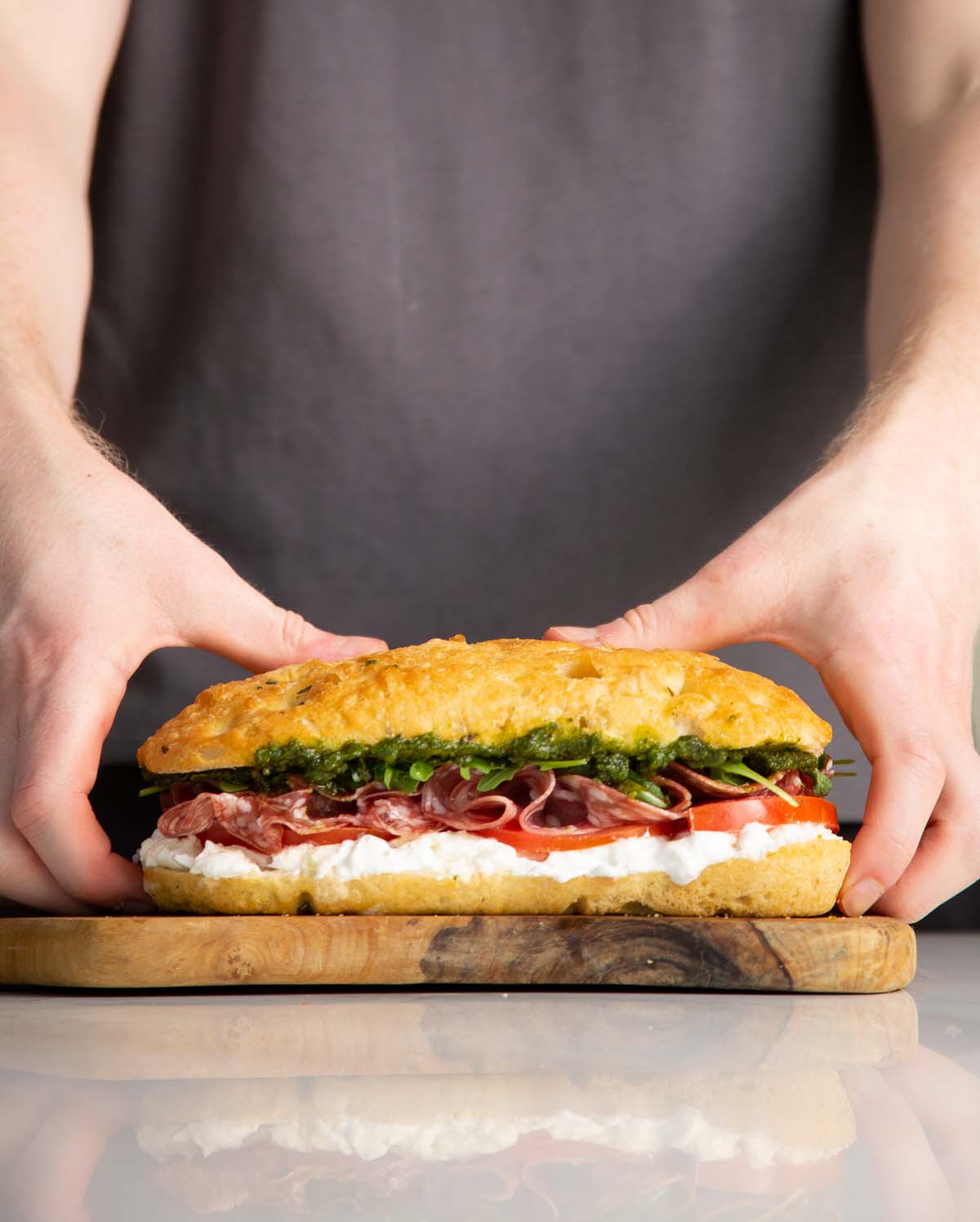 Italian Focaccia Sandwich | Don’t Go Bacon My Heart